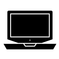 laptop computer solid icon
