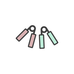 handgrip icon vector illustration logo template for many purpose. Isolated on white background.