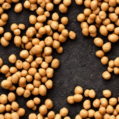 Chickpeas against soil, can be tiled