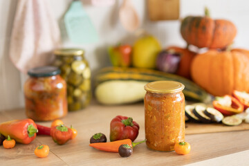vegetables on the table