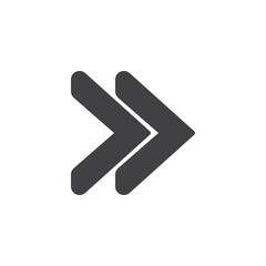 Skip button vector icon