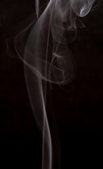 Smoke on a black background. Abstract background.