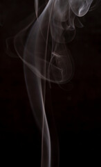 Obraz premium Smoke on a black background. Abstract background.