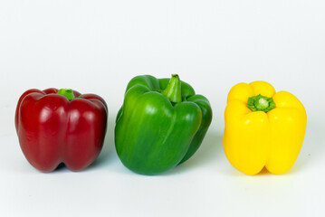 Paprika multi -colored for diet, salad and weight loss