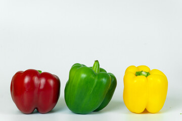 Paprika multi -colored for diet, salad and weight loss