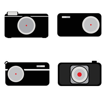 set of cameras icon, editable vector file for all your graphic needs.