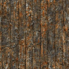 Obraz premium Old rusty metal surface with vertical striped, background, can be tiled