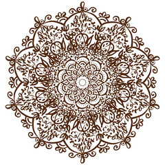 patterned mandala design