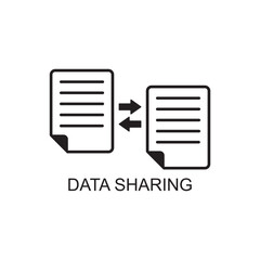 data sharing icon , network icon