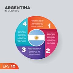 Argentina Infographic Element