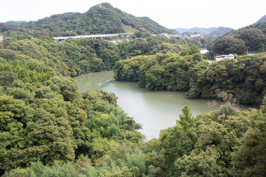 View of Katsuragawa River from Uenohara