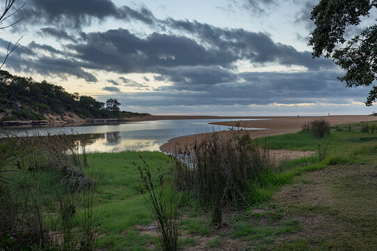 Wamberal Lagoon Cloudy Sunrise