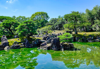 京都、二条城の二の丸庭園