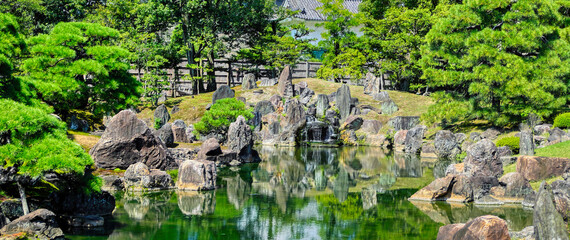 京都、二条城の二の丸庭園