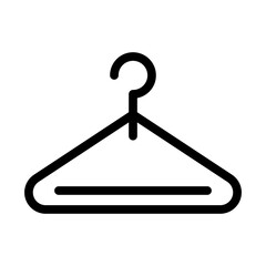 hanger line icon illustration vector graphic