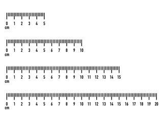 Mark up for rulers Vector