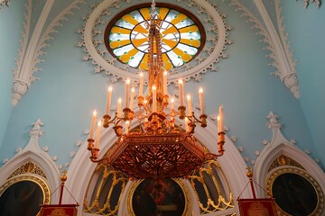 interior of the church