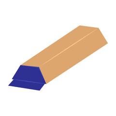 Gymnastics sectional balance beam vector illustration.