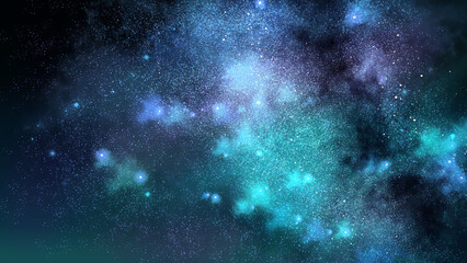 Obraz na płótnie Canvas Discovery in astronomy, galaxy in cosmos universe