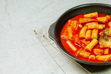 Korean Stir-fried Rice Cake, 'Tteokbokki'