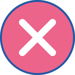 Interface of window, closing icon application