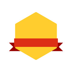 Yellow and Red Modern Sale Badge Element 23