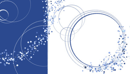 Blue card design. Decorative floral elegant can be used as being an anniversary greeting card, wedding or invitation design background