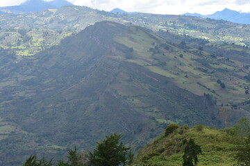 Fototapeta premium view from the top of mountain