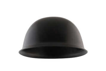 Military helmet isolated on white background with clipping path