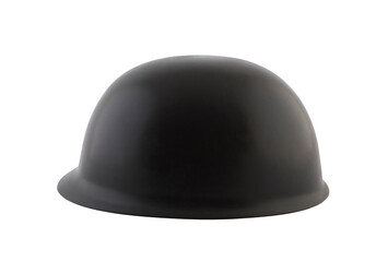 Military helmet isolated on white background with clipping path