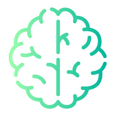 brain gradient icon