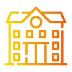 school gradient icon