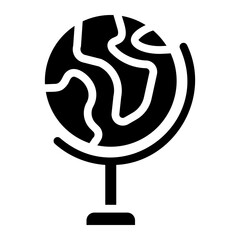 globe glyph icon