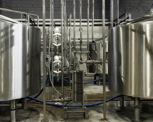 beer brewery dark light production business wort yeast fermentation hops malt kegs bottle labels brewing