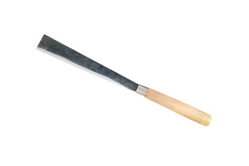 Old knife isolated  on white background with clipping path included.