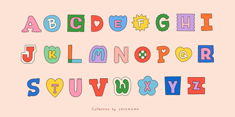 Ransom Note Letter Cut Out Alphabet