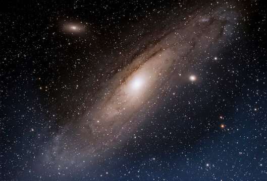 Andromeda Galaxy and constellation Andromeda