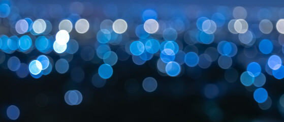 blue bokeh background