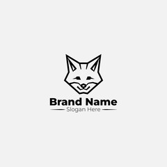 Fox creative logo vector. Fox icon, Fox Modern Logo Simple Logo