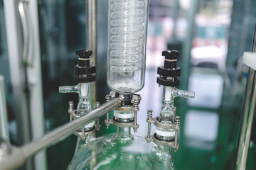 Cannabis ganja CBD oil scientific extraction machine, medicine factory technology for scientist...