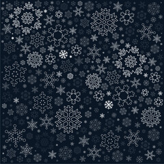 icons background of snowflakes, wrapping paper, snowflakes new year,christmas, logo