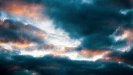 Fototapeta na wymiar Clouds in cloudy weather. Dark storm clouds