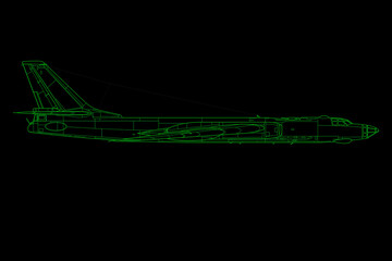 Avión de combate de bombardeo Tu-16