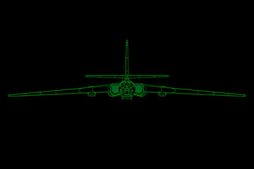 Avión de combate de bombardeo Tu-16