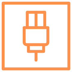dongle usb plugin outline icon