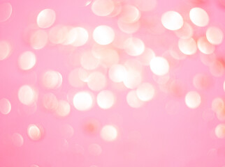 abstract pink background with bokeh