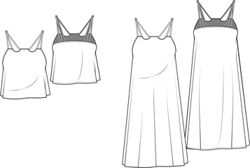 women binding details shirt and dress