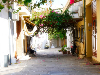 Einkaufsstrasse in Kos