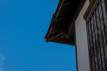 Fototapeta na wymiar 전통 가옥과 하늘, Traditional Houses and Skies
