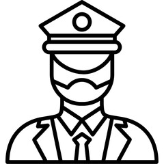 Captain Of Ship Icon